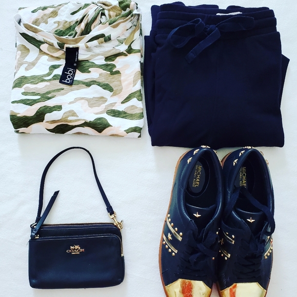 Bobi Revovle camouflage printed t shirt top blouse - Picture 1 of 8